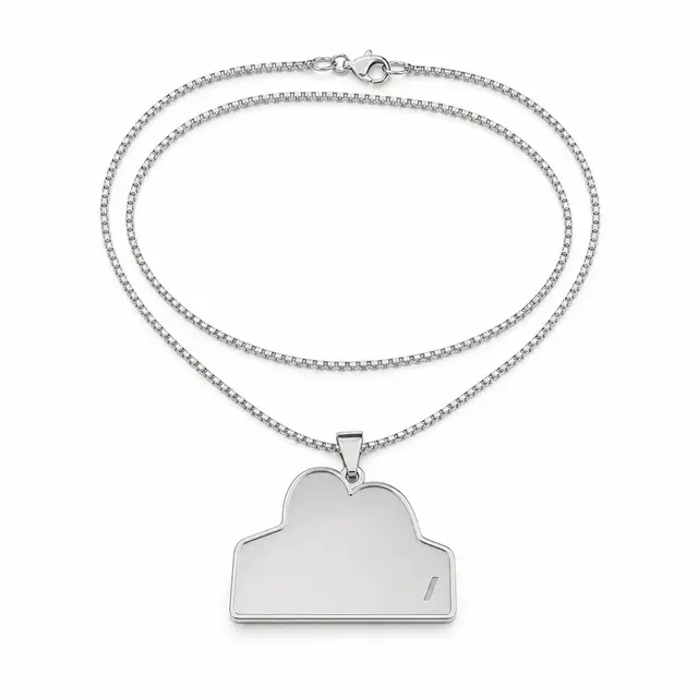 Custom Cut Photo Pendant
