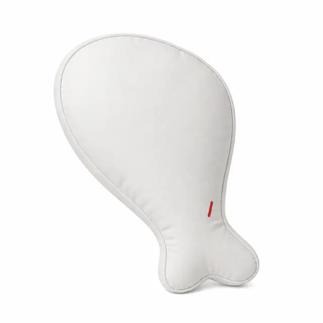 Print-on-demand custom shaped pillow — die-cut contour polyester with fill insert included