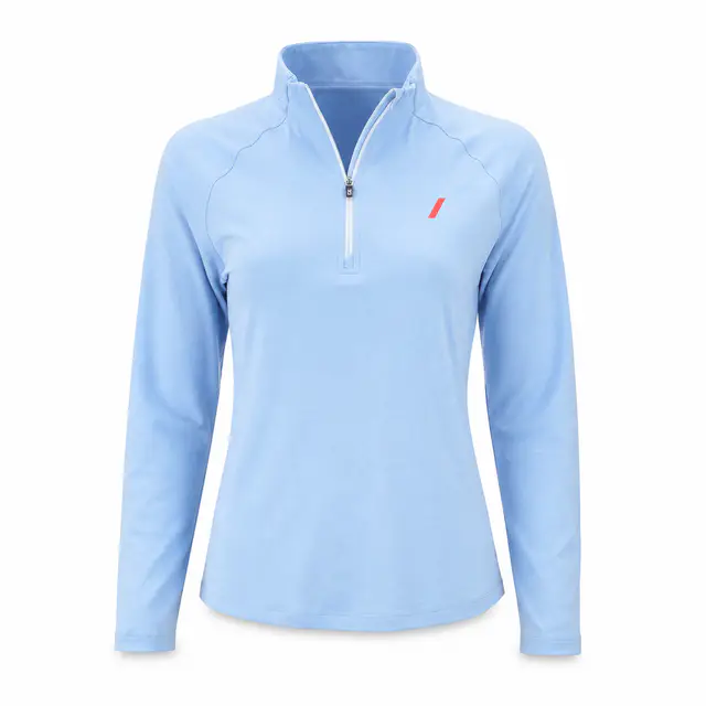 Cutter & Buck LCK00210 Women's Coastline Recycled Double-Peached Quarter-Zip Pullover