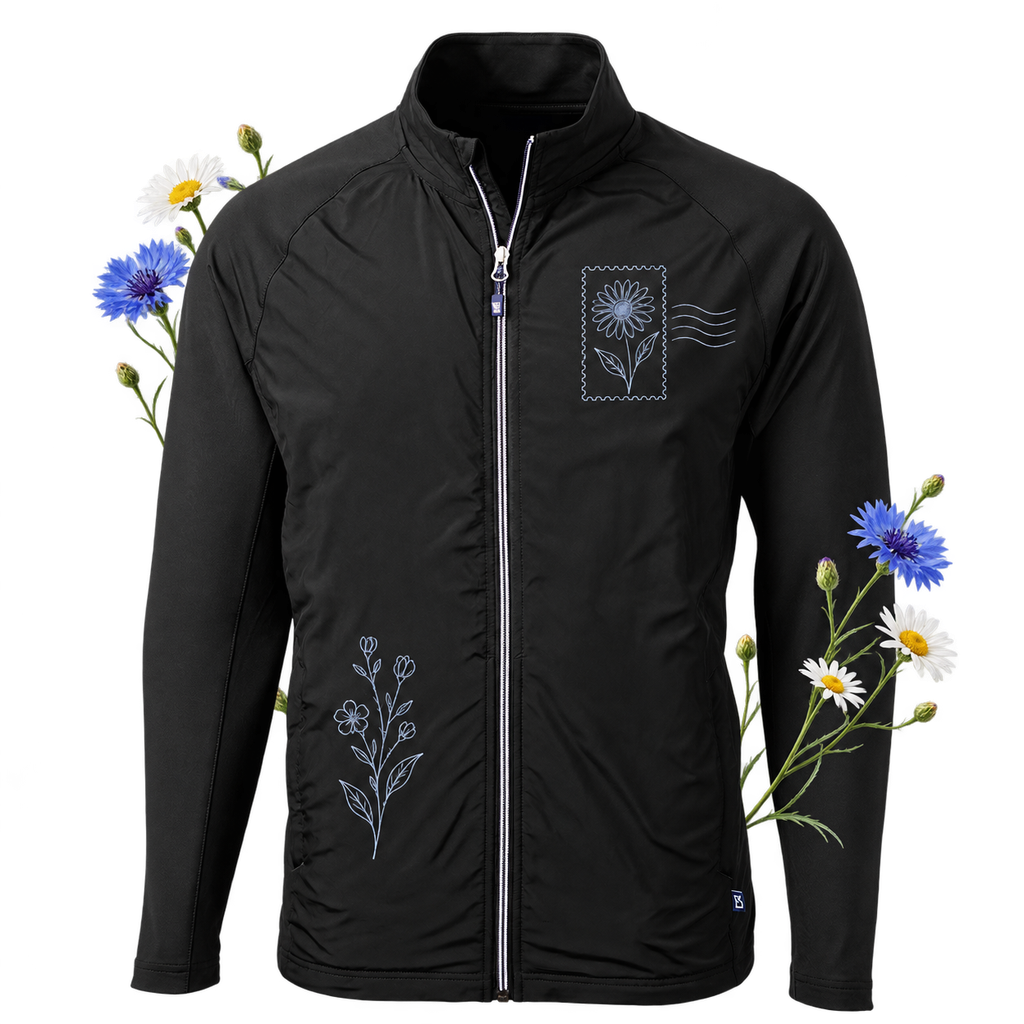 Cutter & Buck MCC00032 with long sleeves, showing its jacket format