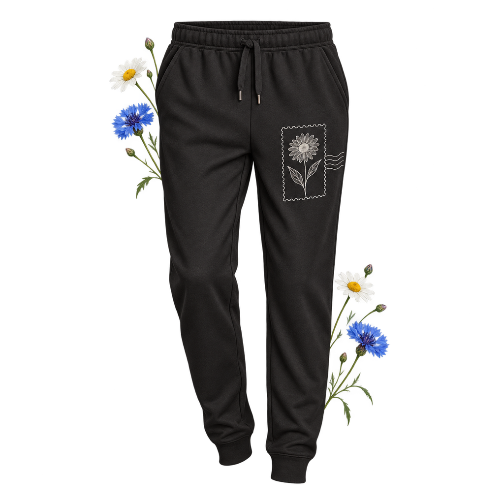 District DT1307 Perfect Tri Fleece Jogger with rib-knit leg cuffs, exterior drawcord and side seam pockets