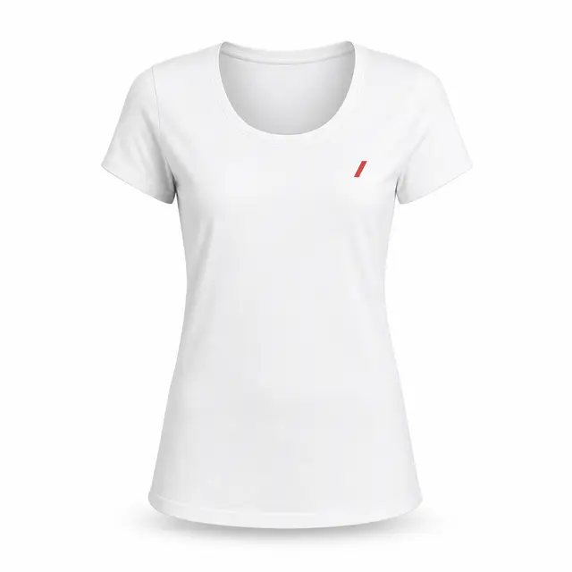 District DT7501 t shirt - 57% Combed Ring-Spun Cotton / 38% Polyester / 5% Spandex fabric and 4.3 oz weight, DTF compatible