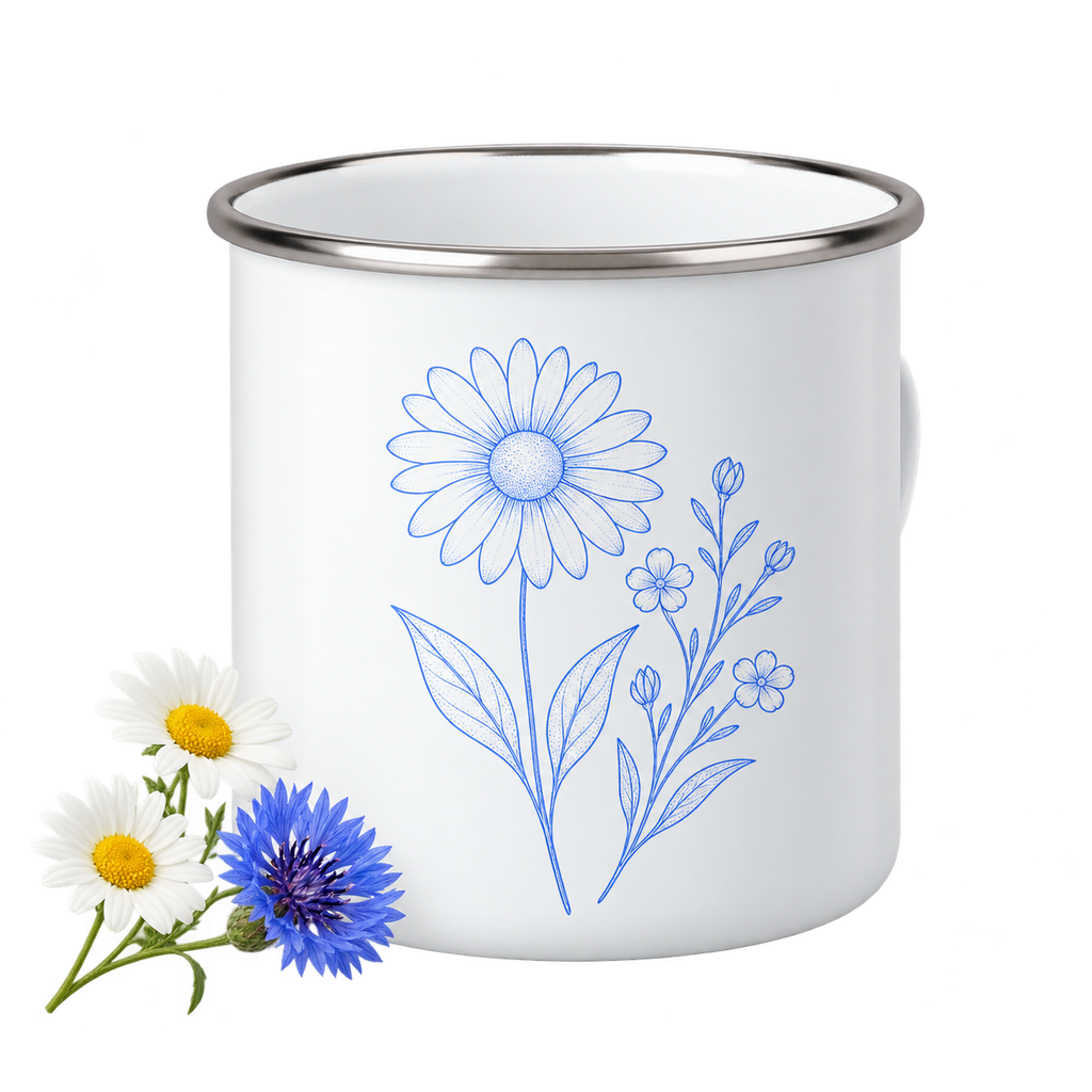 Enamel Camping Mug 11oz — camping-style mug with an enamel finish