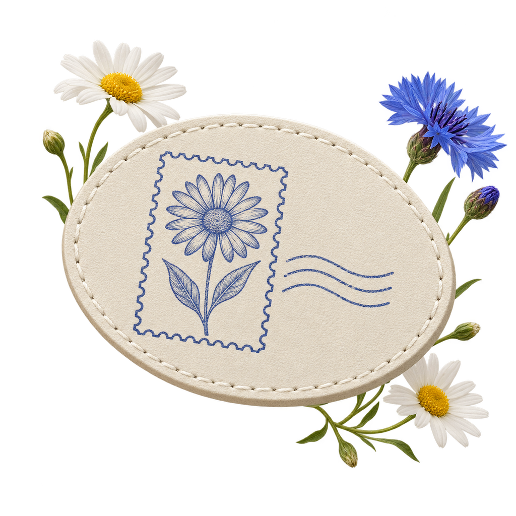 Faux Leather Patch, a separate decorative patch for a garment or accessory