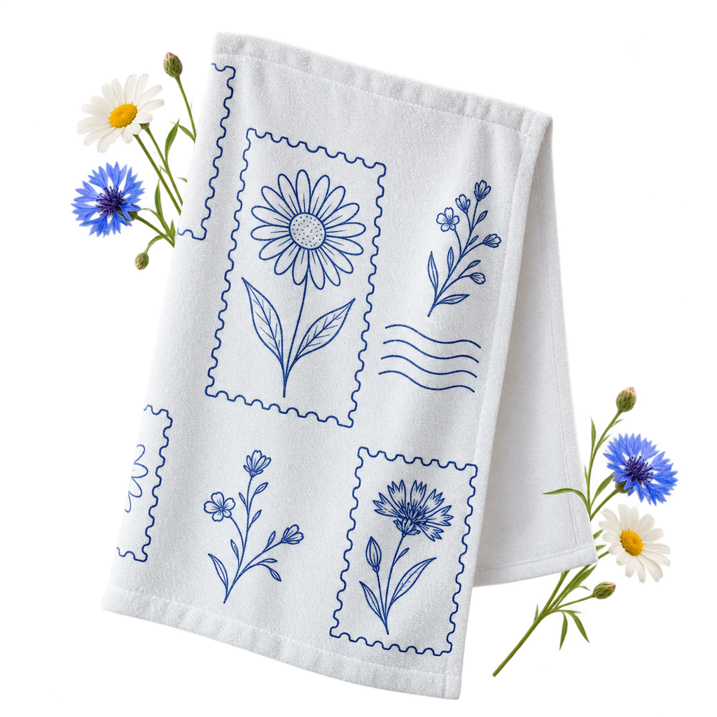 Hand Towel, a towel with a broad surface for artwork