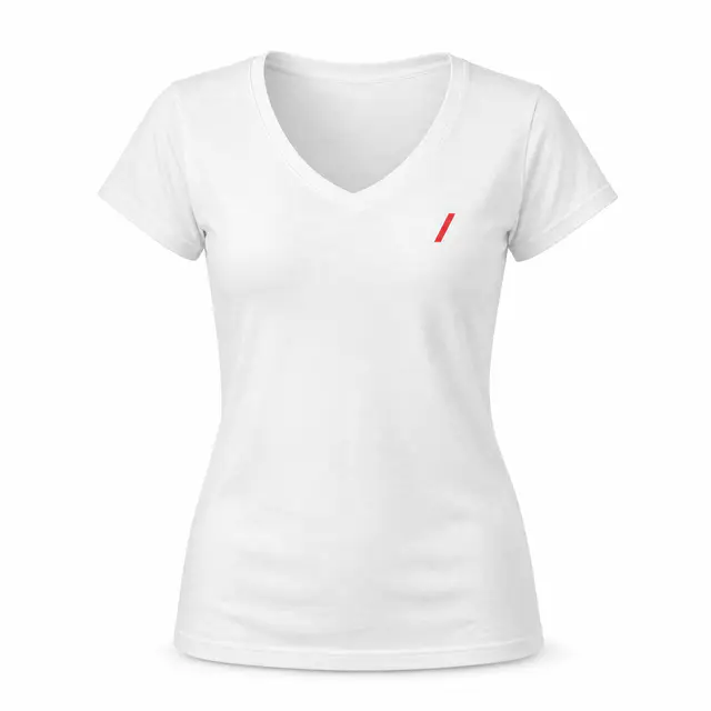 Hanes 42VT Women's Perfect-T Triblend V-Neck — 4.5 oz side-seamed tee