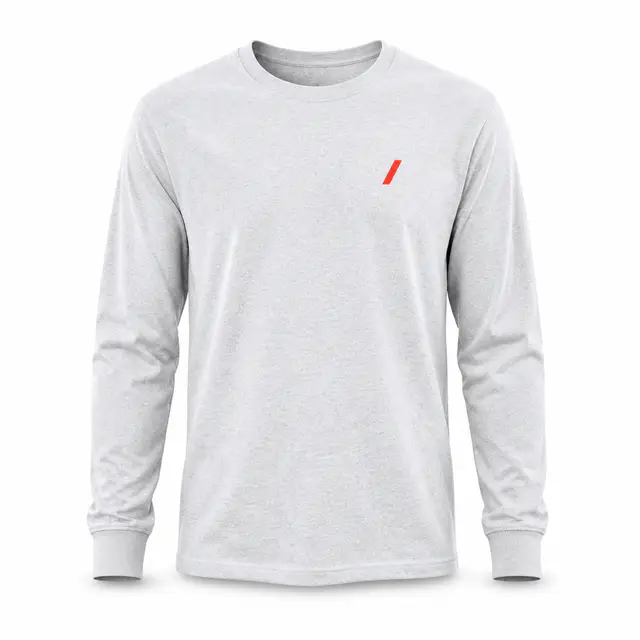 Hanes 5286 Essential-T Long Sleeve T-Shirt — 5 oz tubular cotton tee