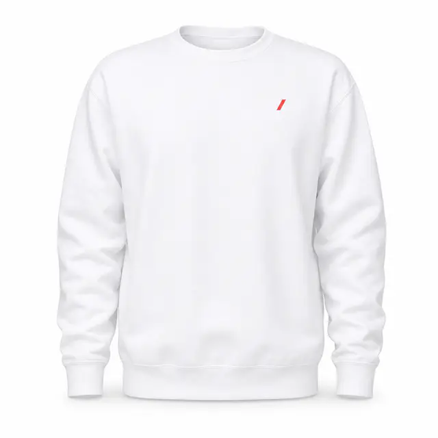 Hanes P160 EcoSmart Crewneck Sweatshirt — 7.8 oz 50/50 cotton-poly, classic fit, tubular construction