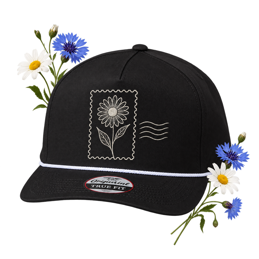 Imperial 5056 The Barnes Cotton Rope Cap — five-panel cotton twill cap with a pre-curved brim