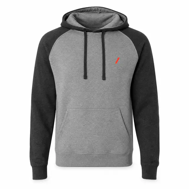 Independent Trading Co. IND40RP Raglan Hoodie — 7 oz cotton-poly fleece and slim fit