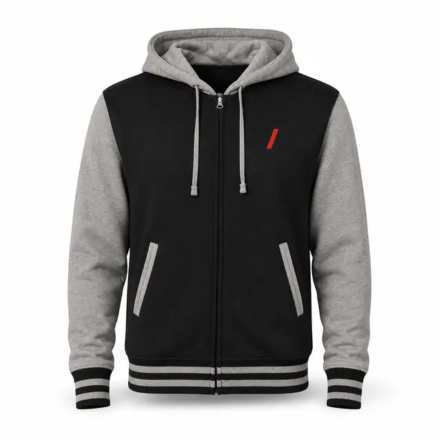 Independent Trading Co. IND45UVZ Varsity Zip Hood — 10 oz cotton-poly fleece