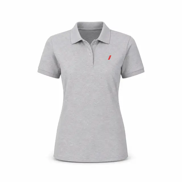 Jerzees 443W Women's Ring-Spun Cotton Piqué Polo — 6.5 oz preshrunk ring-spun cotton piqué