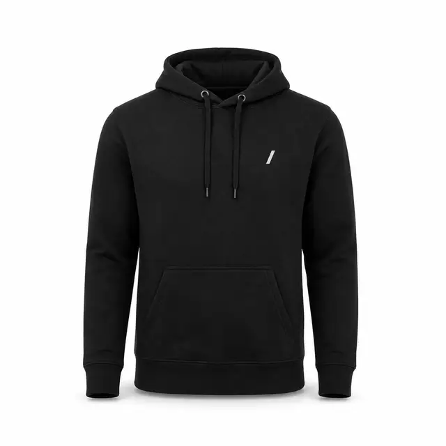 JustHoods JH001 College Hoodie — 280 GSM ring-spun 80/20 cotton-poly, classic fit, DTG and embroidery compatible