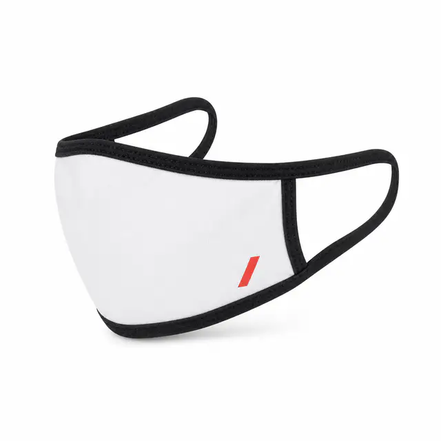 Print-on-demand kids face mask — child-sized polyester mask with sublimation print and adjustable ear loops