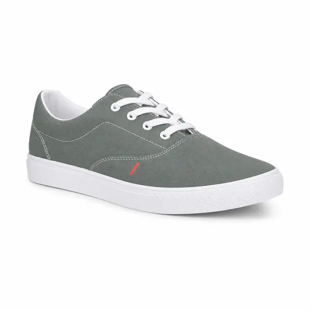 Print-on-demand lace-up canvas sneaker - polyester material field, lace-up canvas product name