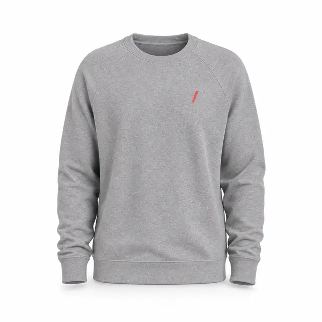 Lane Seven LS13004 French Terry Raglan Crewneck — 7.4 oz ring-spun cotton/recycled polyester, raglan sleeves