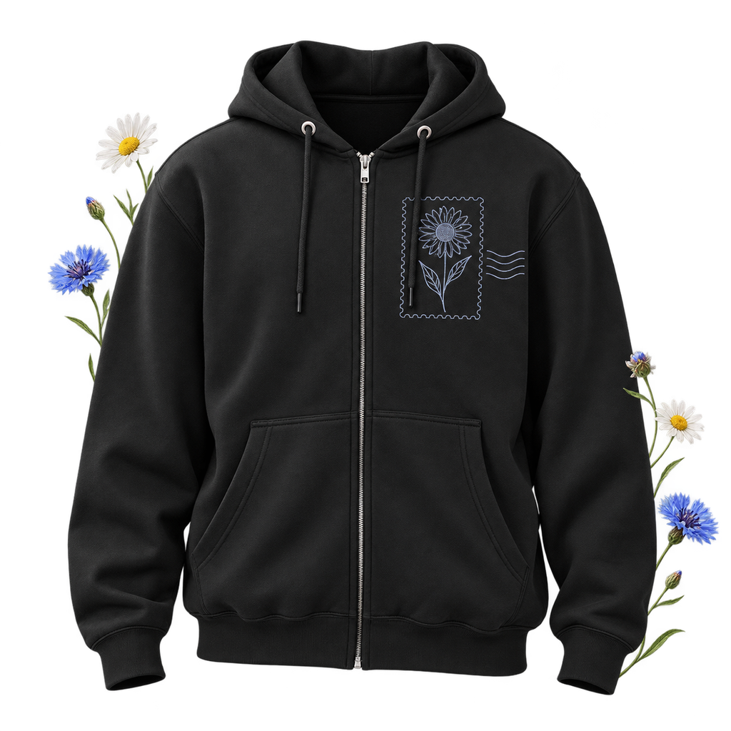 Lane Seven LS14003 hoodie with a full-length front zipper