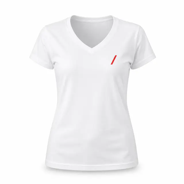 Live & Tell 3507 Women's Fine Jersey V-Neck T-Shirt — 4.5 oz combed ring-spun cotton fine jersey