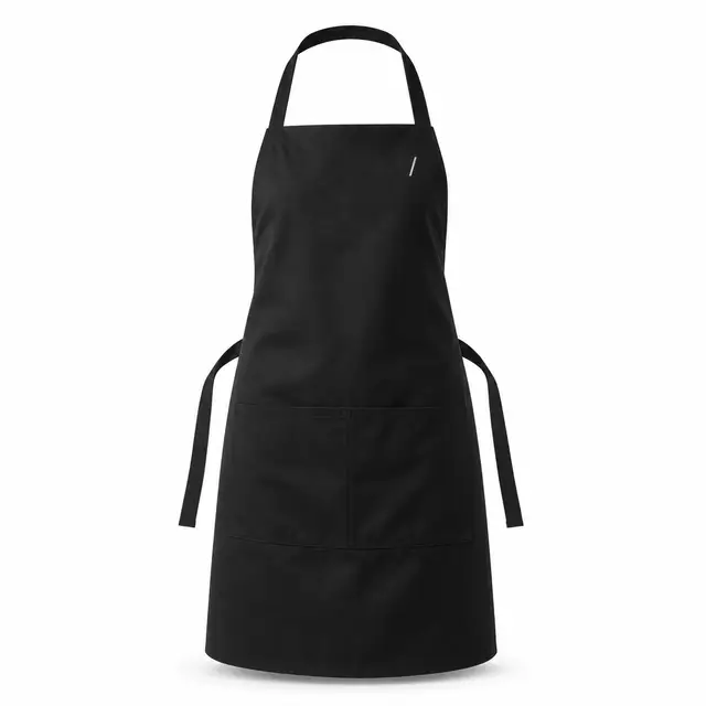 Liberty Bags 5502 Two-Pocket Butcher Apron, 70/30 polyester-cotton twill, Embroidery and Screen Printing compatible