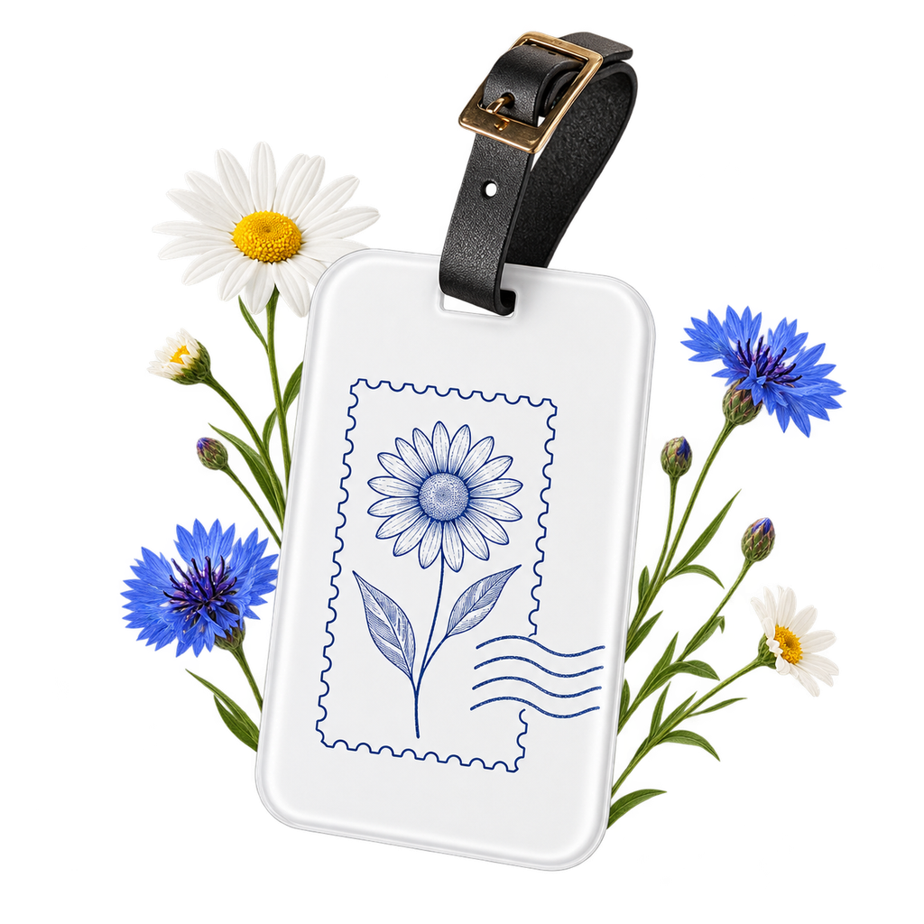 Luggage Bag Tag, a small identification tag, ready for a custom design