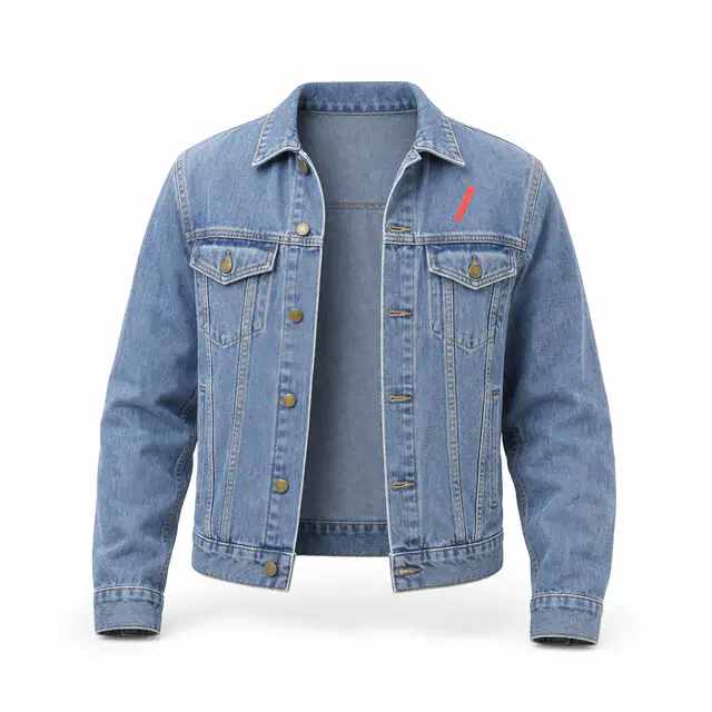 Men's Cotton-Poly Denim Jacket