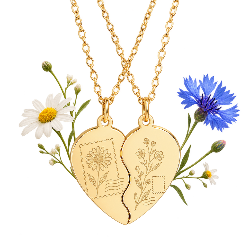Break Apart Heart Necklace Set, jewellery with a small decorative focal piece