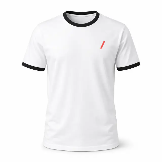 Next Level 3604 Ringer Tee - 4.3 oz 100% combed ring-spun cotton, regular fit, side seamed construction