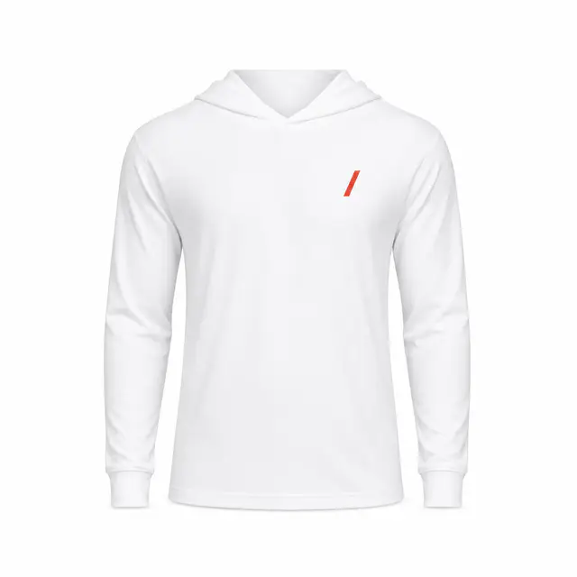 Next Level 6221 CVC Long Sleeve Hoodie — lightweight 4.3 oz cotton-poly jersey