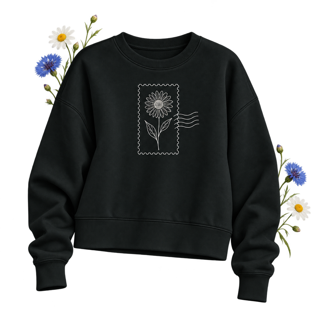 Next Level 9087 Women's Heavyweight Sweatshirt with a crew neckline and tear-away label