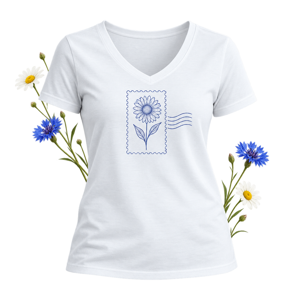 Next Level 1540 in a v neck shape and a V-neckline