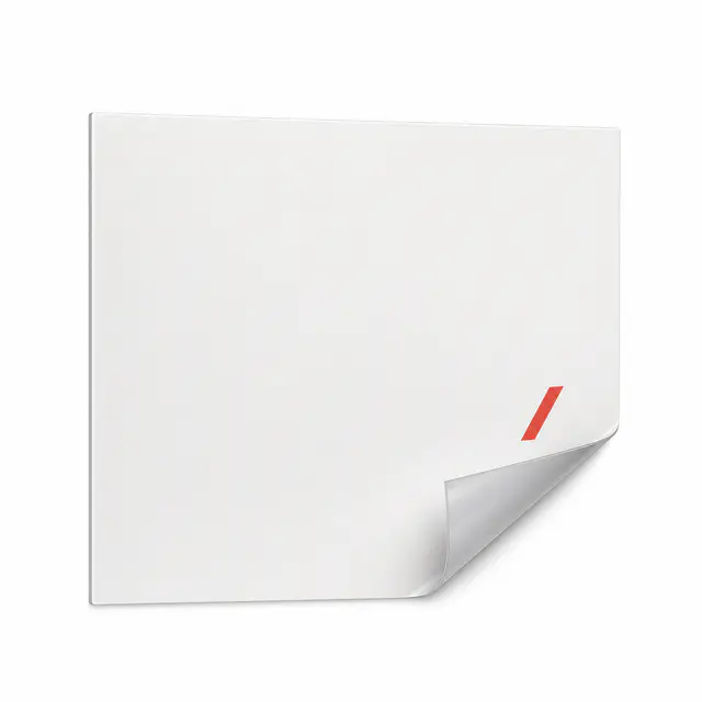 Print-on-demand opaque window cling — solid PVC with full-color custom graphics for window signage