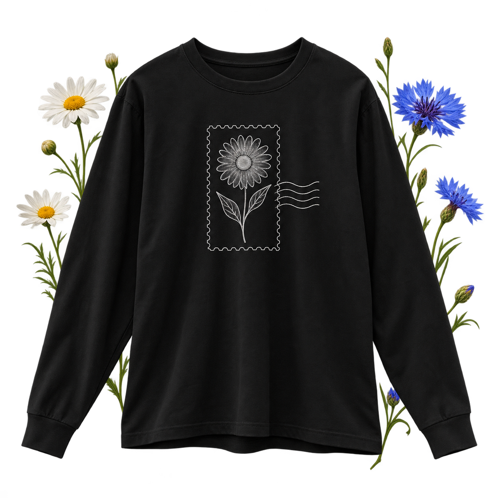 Original Favorites SUPLONG Midweight Supima Long Sleeve Tee — 100% American Grown Supima cotton with ribbed cuffs