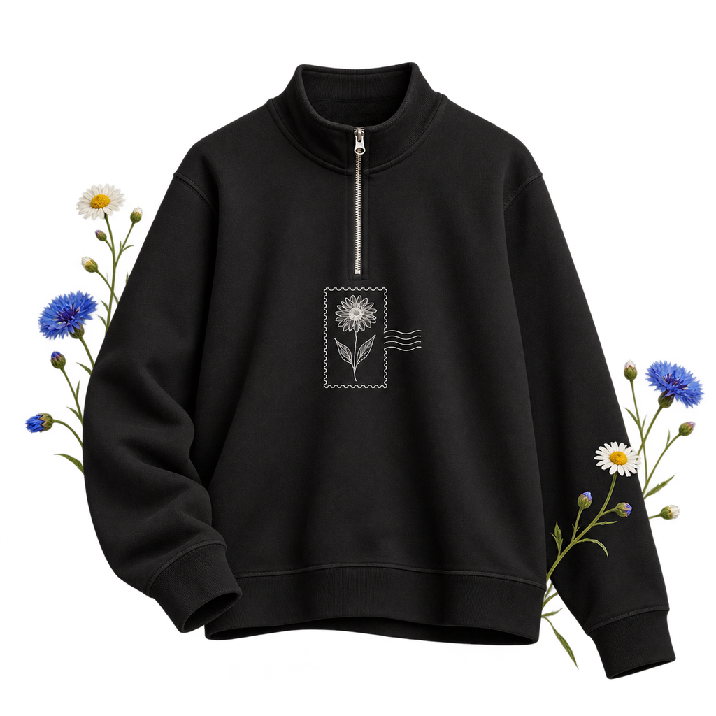 Original Favorites UHWQZ Ultra Heavyweight Organic French Terry Quarter Zip — 500gsm fabric, raglan sleeves