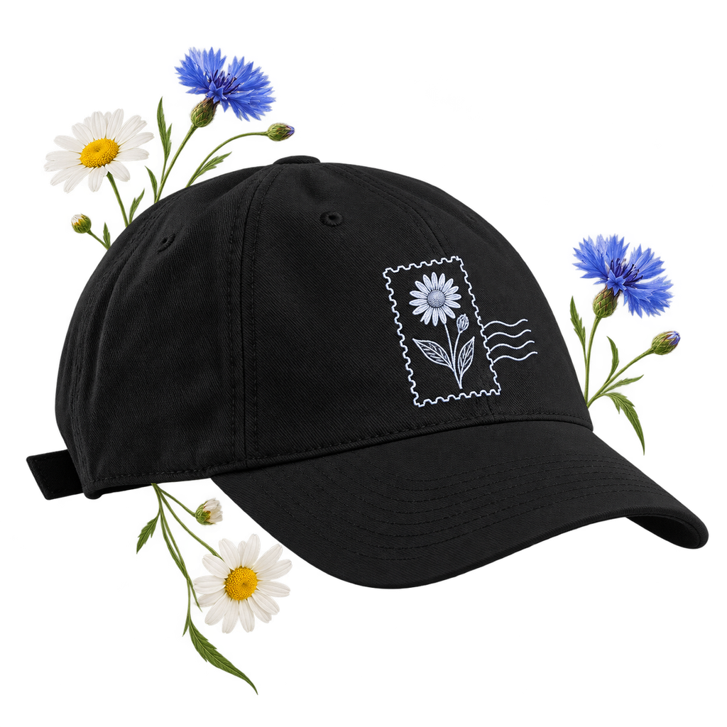 Otto Cap 18-253 with an unstructured, low-profile and 6-panel crown and pre-curved brim