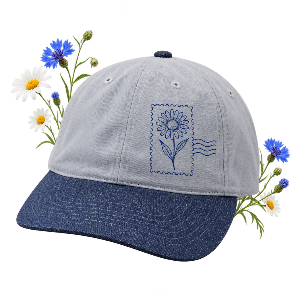 Otto Cap 25-040 adult low-profile baseball cap — six panels, unstructured crown and pre-curved brim