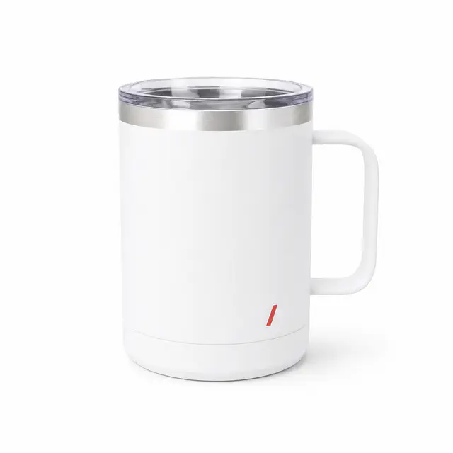 Polar Camel Coffee Mug Tumbler 15oz — double-wall insulated stainless steel mug with lid