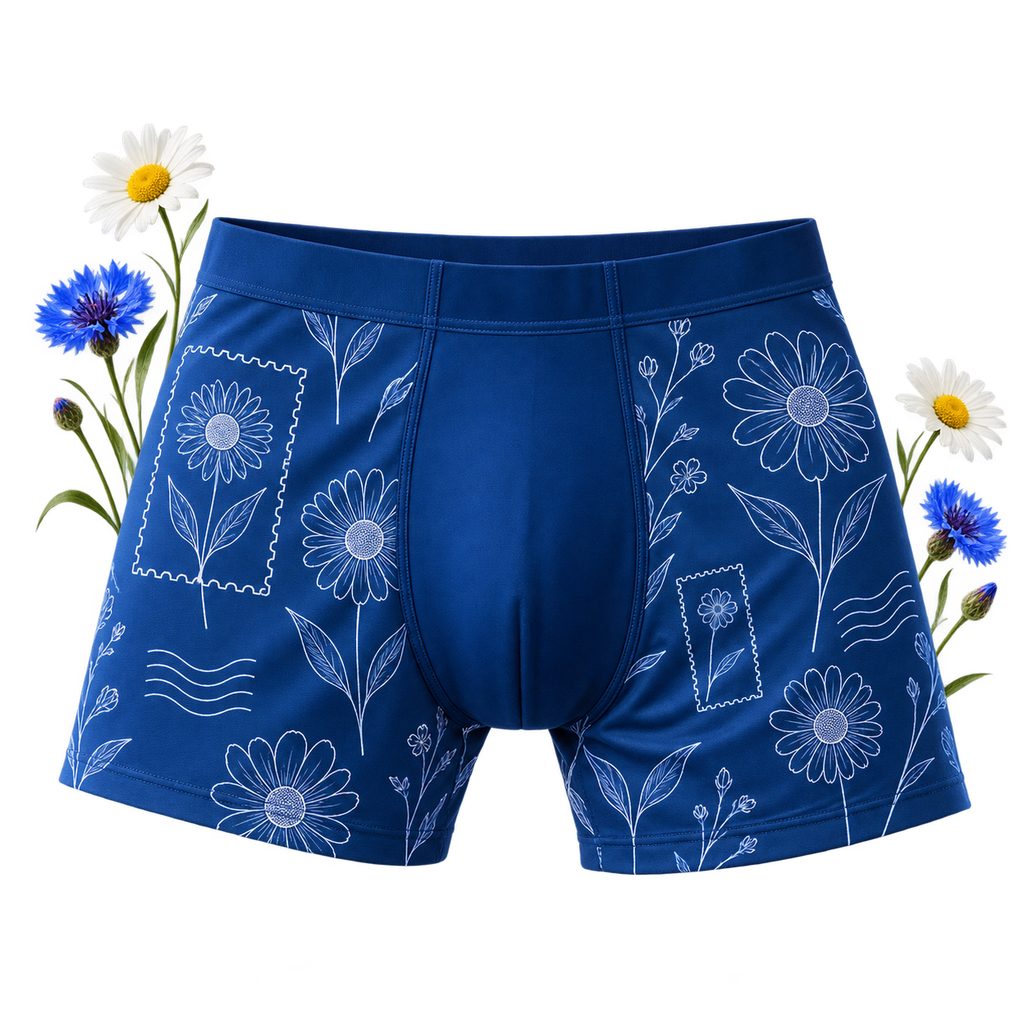Polyester Blend Boxer Briefs in a boxer briefs shape