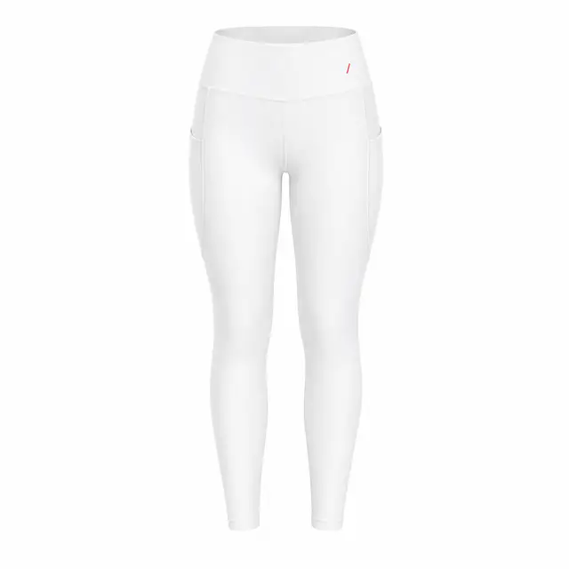 Polyester Blend Leggings with Pockets