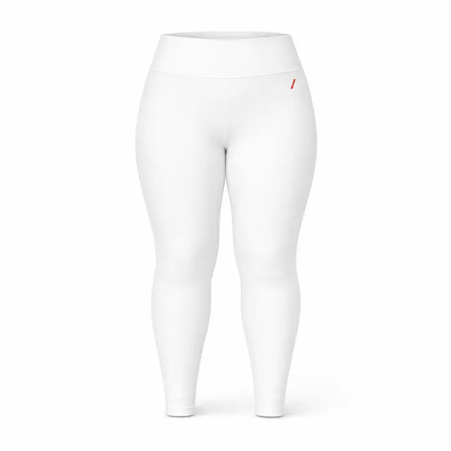 Polyester Blend Plus Size Leggings