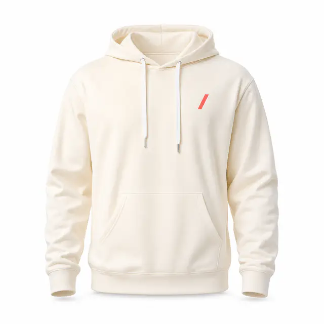 Polyester Blend Pullover Hoodie