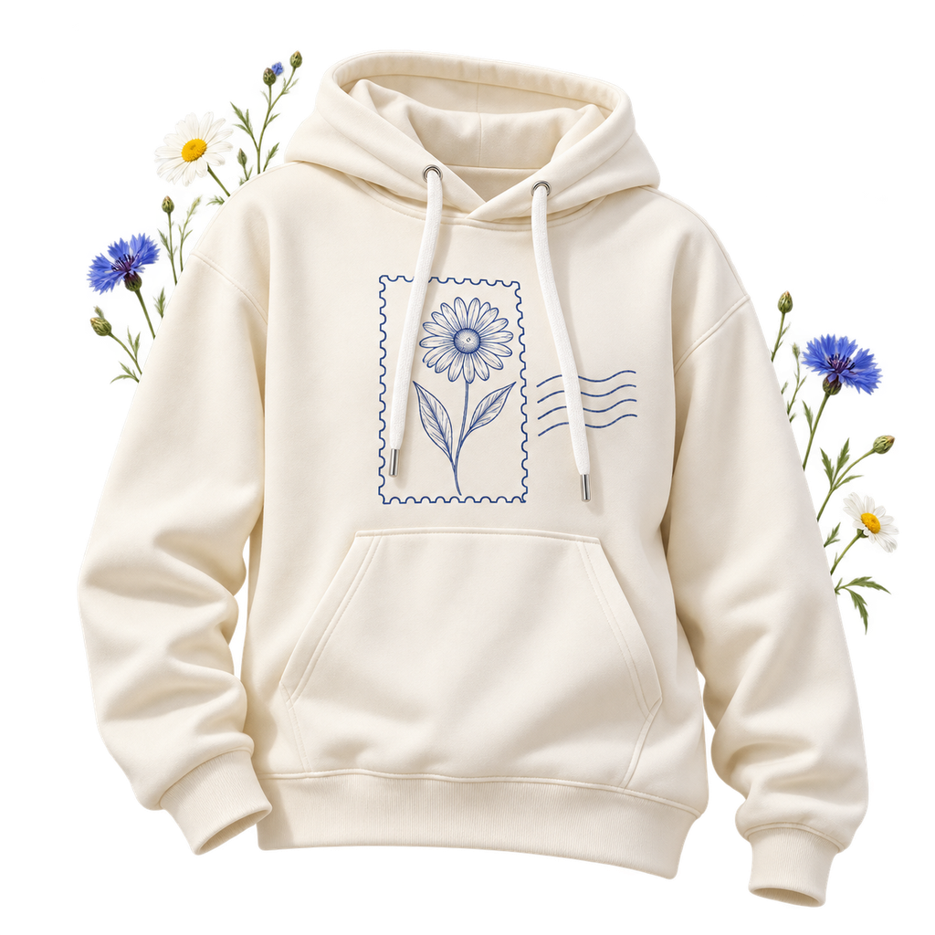 Polyester Blend Pullover Hoodie with long sleeves and a hood