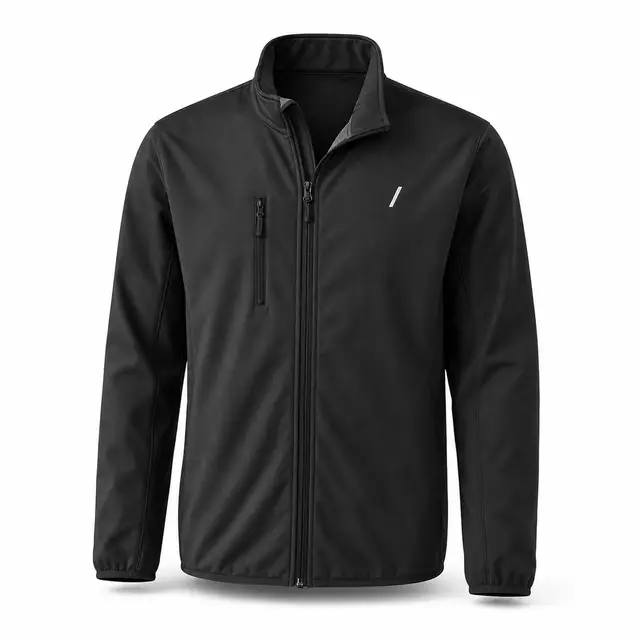 Polyester Blend Softshell Jacket