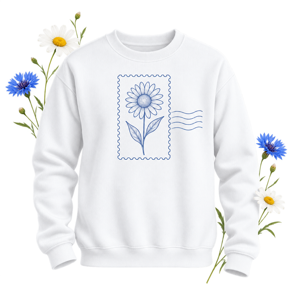 Polyester Blend Sweater in a sweater shape and a crew neckline