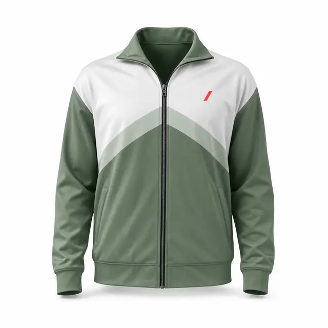 Polyester Blend Track Jacket