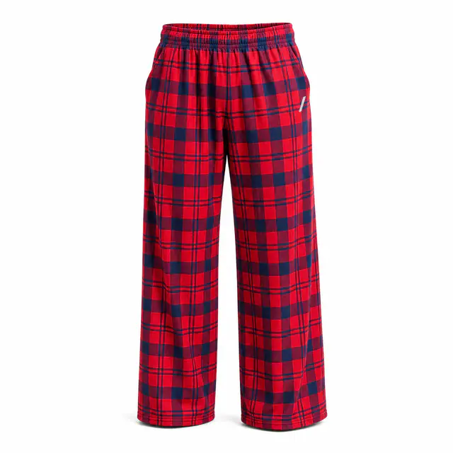 Print-on-demand polyester blend wide-leg pants - polyester blend material type