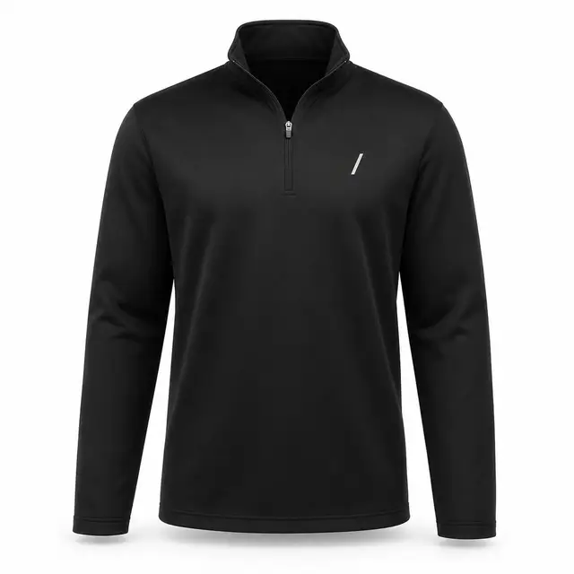 Kids Polyester Quarter-Zip Pullover