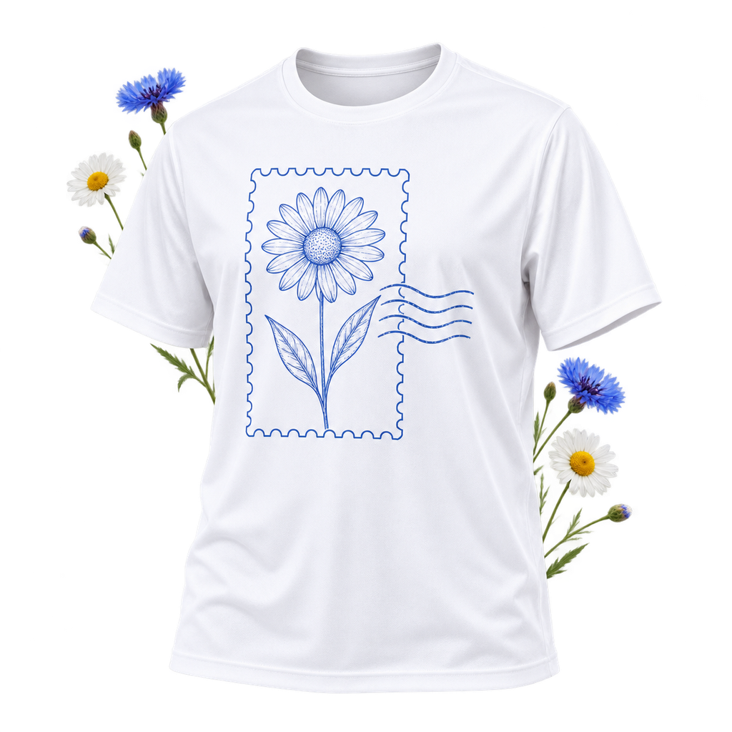 Polyester Crew Neck T-Shirt with short sleeves, showing its T-shirt format
