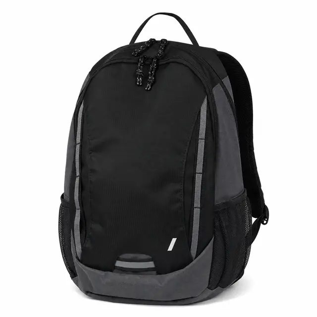 Port Authority BG208 Ridge Backpack — 420D dobby and 600D polyester, 1,238 cubic inches, zipper closure