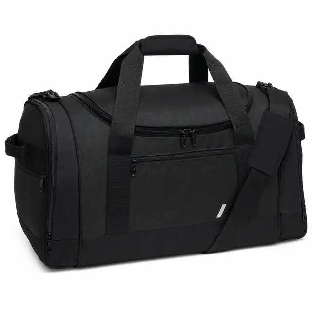 Port Authority BG800 Voyager Sports Duffel — 1,680D dobby and 600D polyester, 3,663 cubic inches