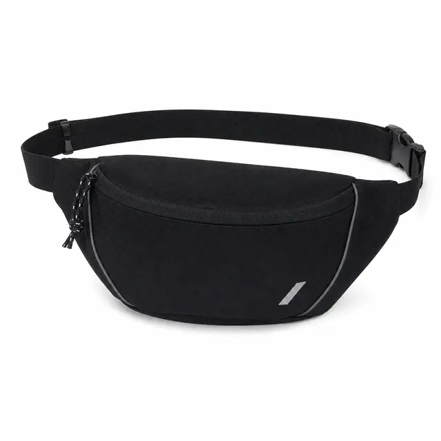 Port Authority BG905 Hip Pack — 600D polyester, 143 cubic inches, zipper closure, embroidery compatible